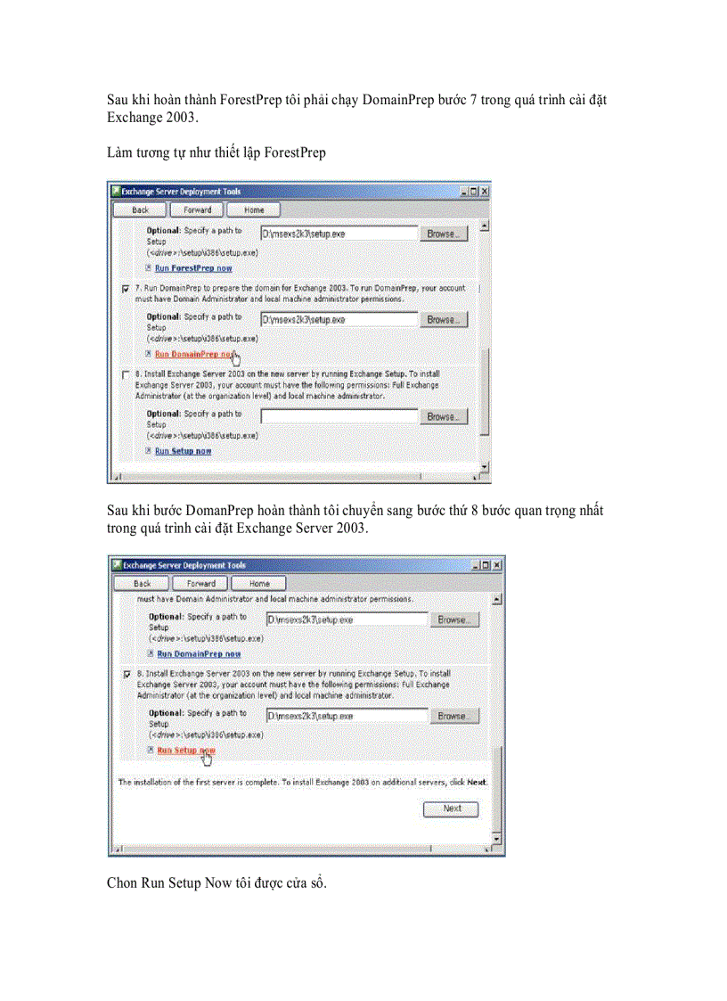 image for page Hướng dẫn cài đặt Exchange Server 2003