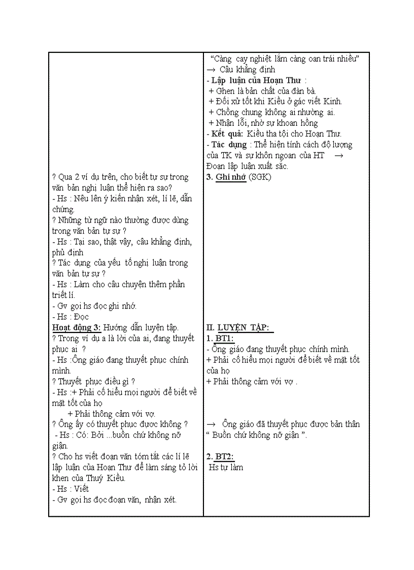 image for page Ngữ văn NGHỊ LUẬN TRONG VĂN BẢN TỰ SỰ