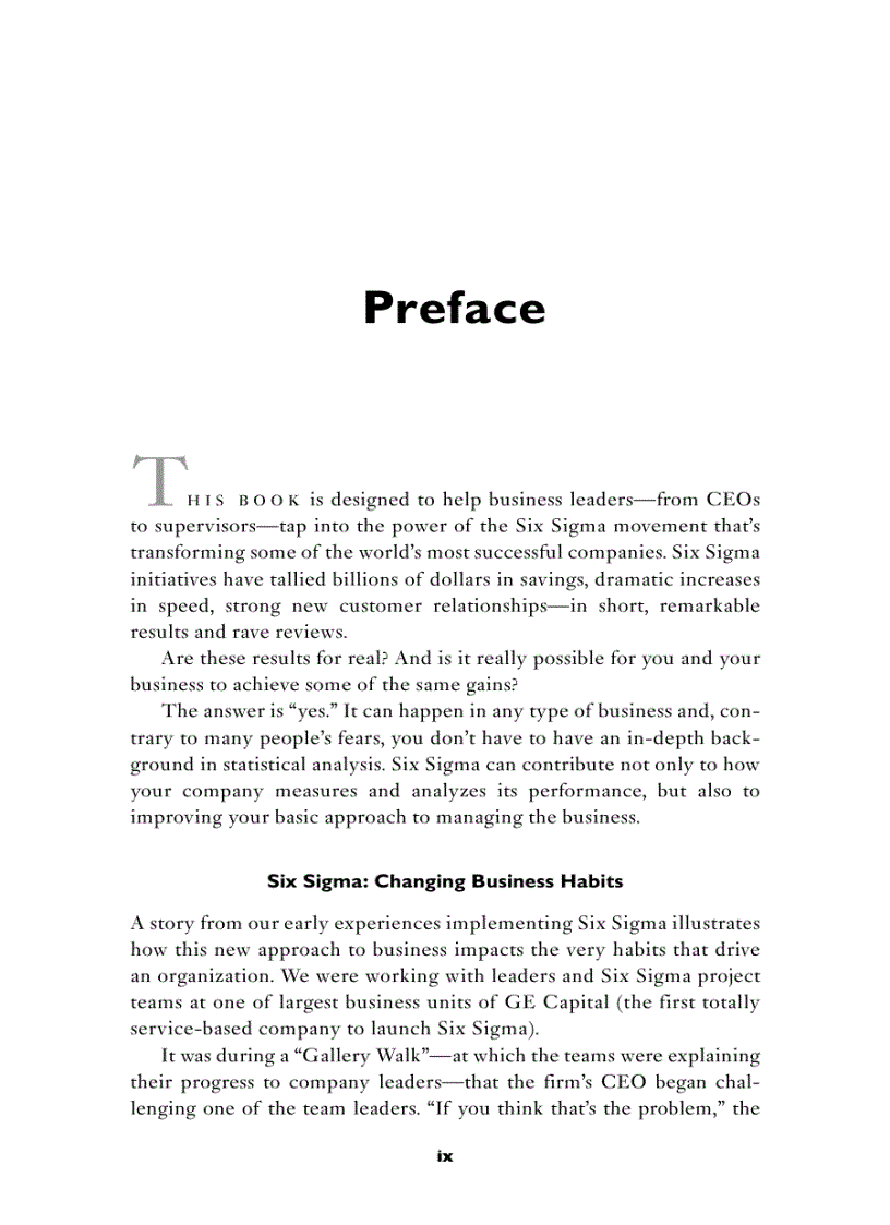 image for page Giáo trình quản lý chất lượng Six Sigma Way