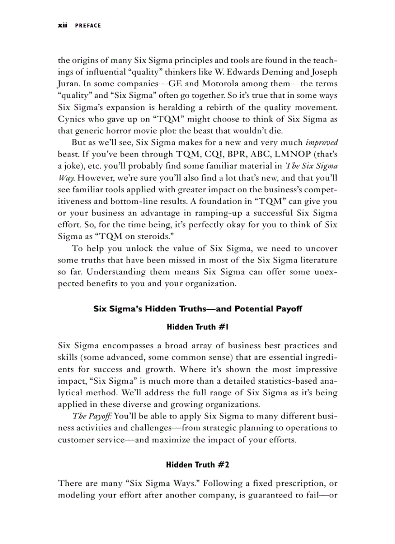 image for page Giáo trình quản lý chất lượng Six Sigma Way