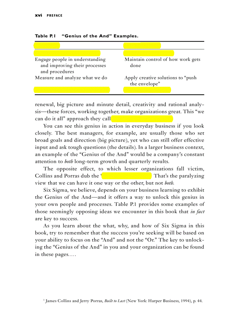 image for page Giáo trình quản lý chất lượng Six Sigma Way