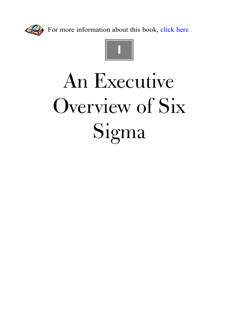image for page Giáo trình quản lý chất lượng Six Sigma Way
