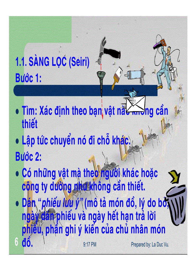 image for page Bài giảng nhận thức về 5S