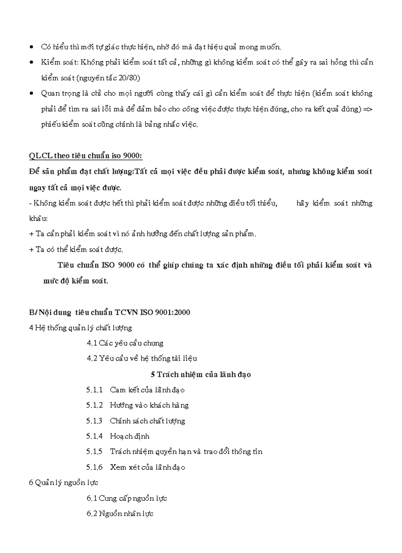 image for page Tổng quan về quản lý chất lượng