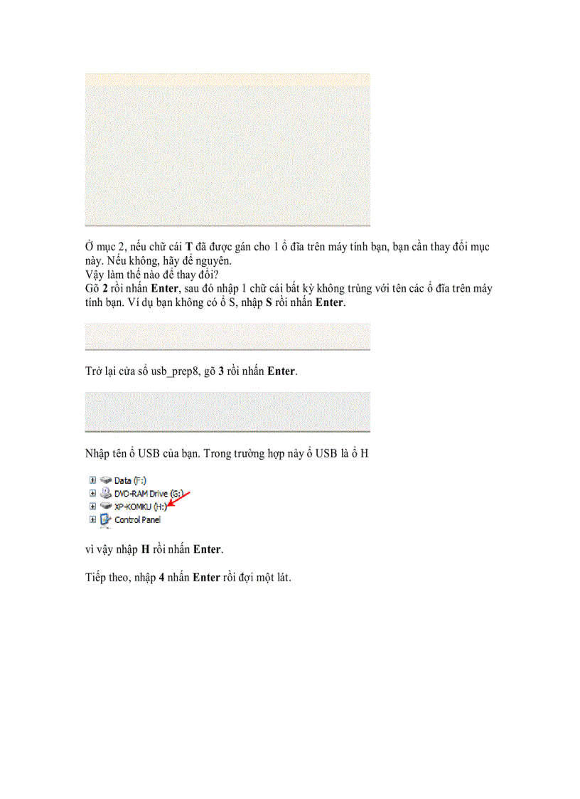 image for page Cài đặt Windows XP từ ổ USB Flash