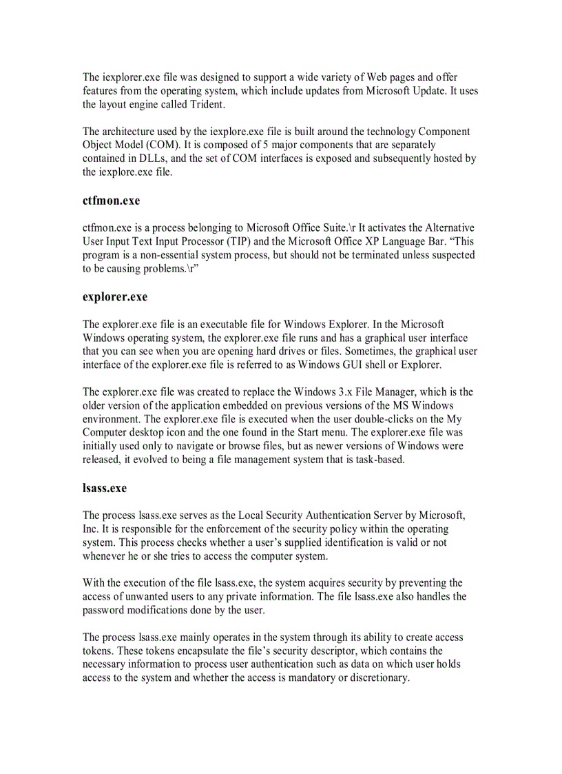 image for page Giải thích một số tiến trình trên Task manager