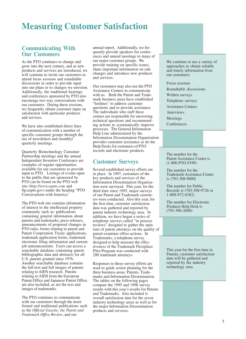 image for page 1998 Customer Satisfaction Report