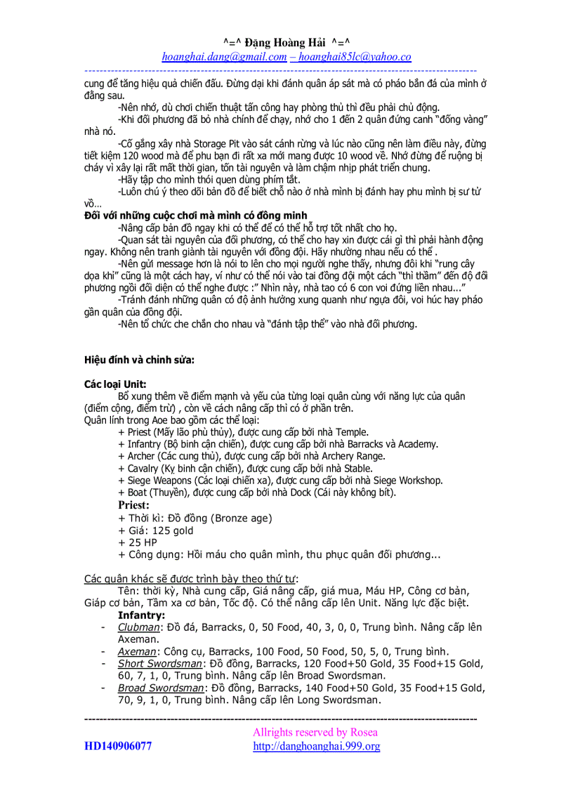 image for page Ebook Cách chơi game AOE