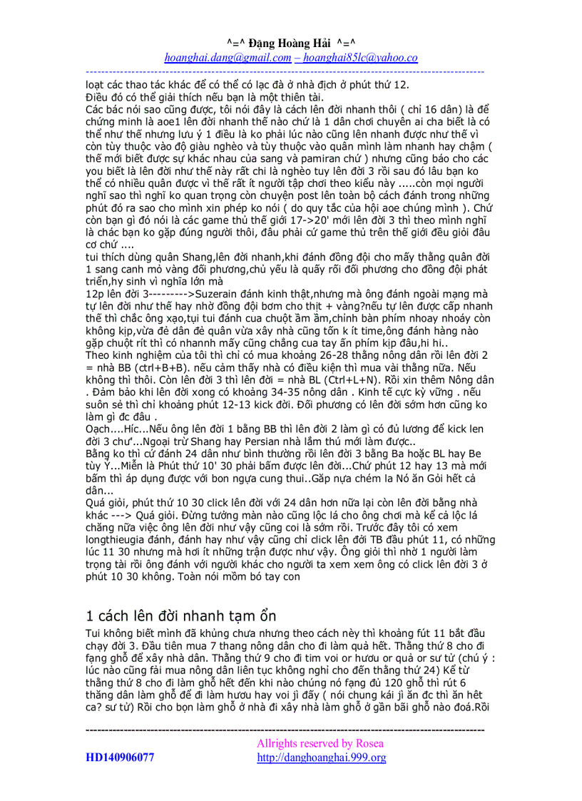 image for page Ebook Cách chơi game AOE