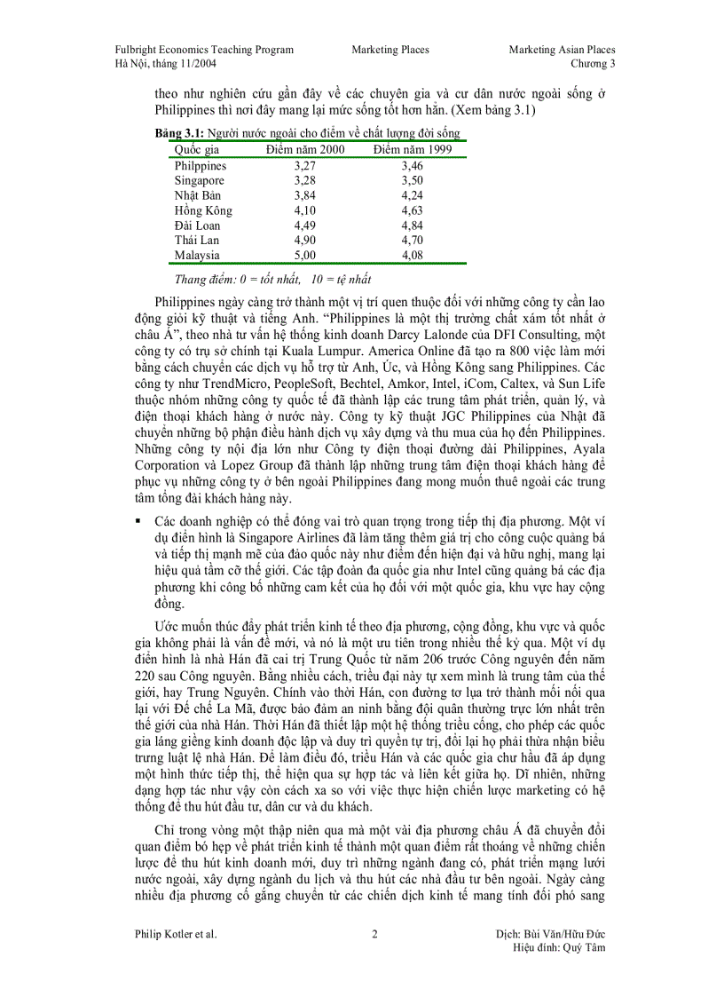 image for page Các địa phương tiếp thị mình như thế nào