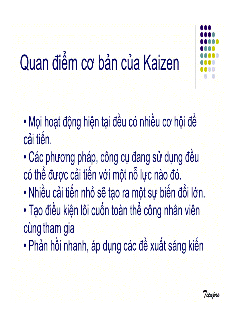 Nâng cao năng suất chất lượng với Kaizen 5S