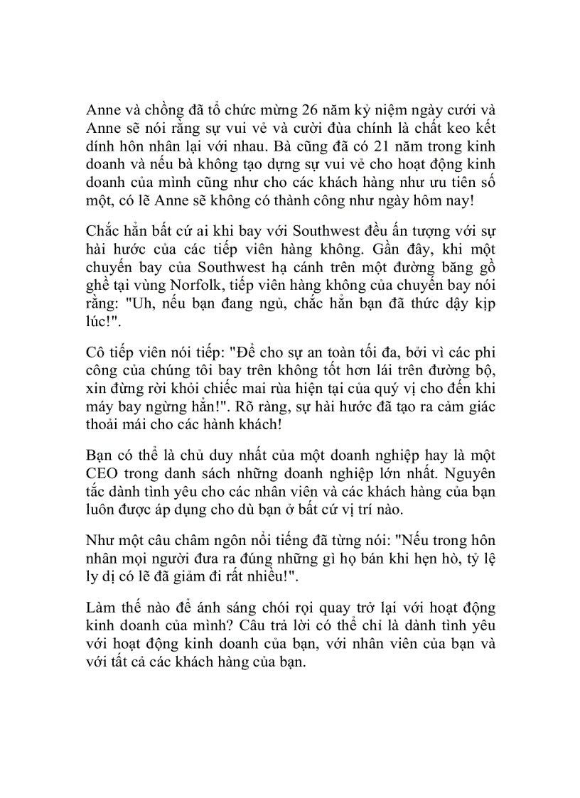 image for page Ba bài học tình yêu kinh doanh Làm thế nào đánh cắp trái tim khách hàng