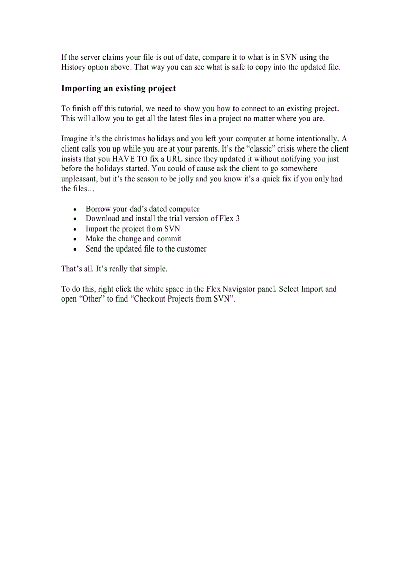 image for page Cài svn trên flex builder 3