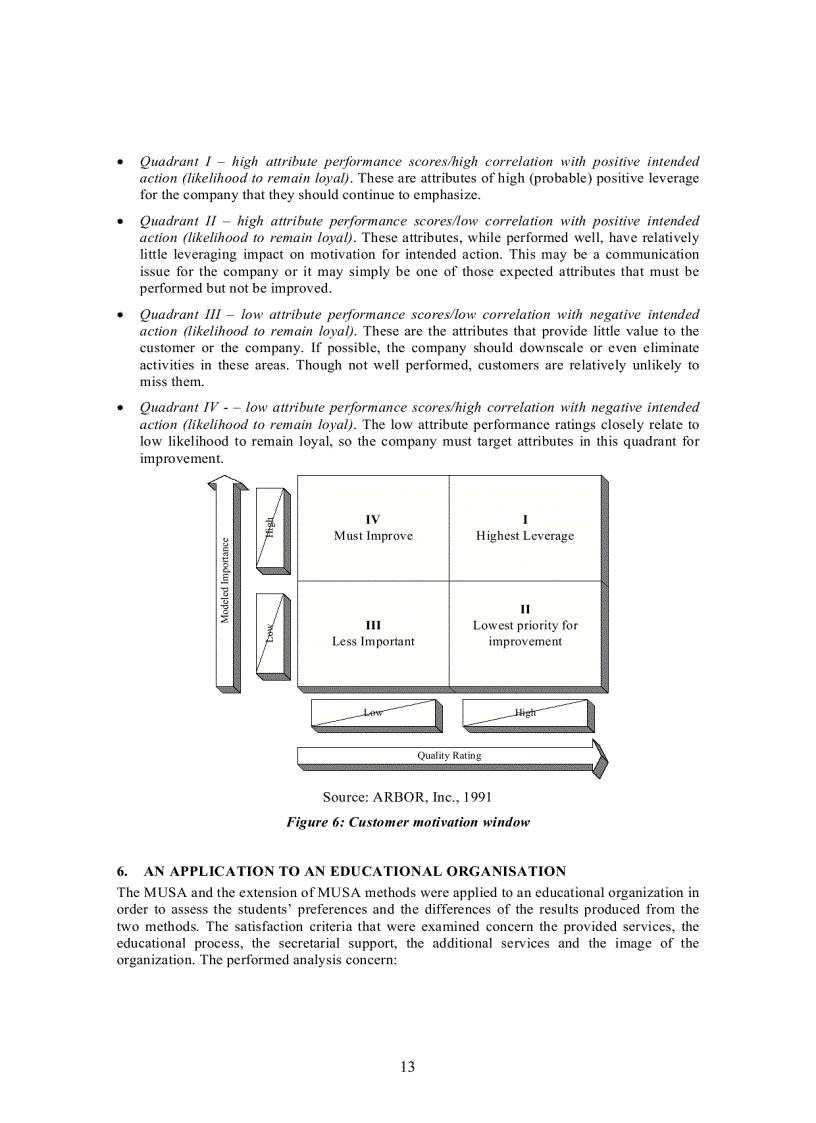 image for page Modelling importance preferences in customer satisfaction surveys