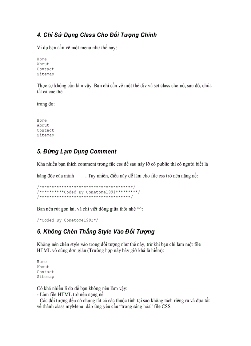 image for page Các thủ thuật tối ưu hóa code CSS