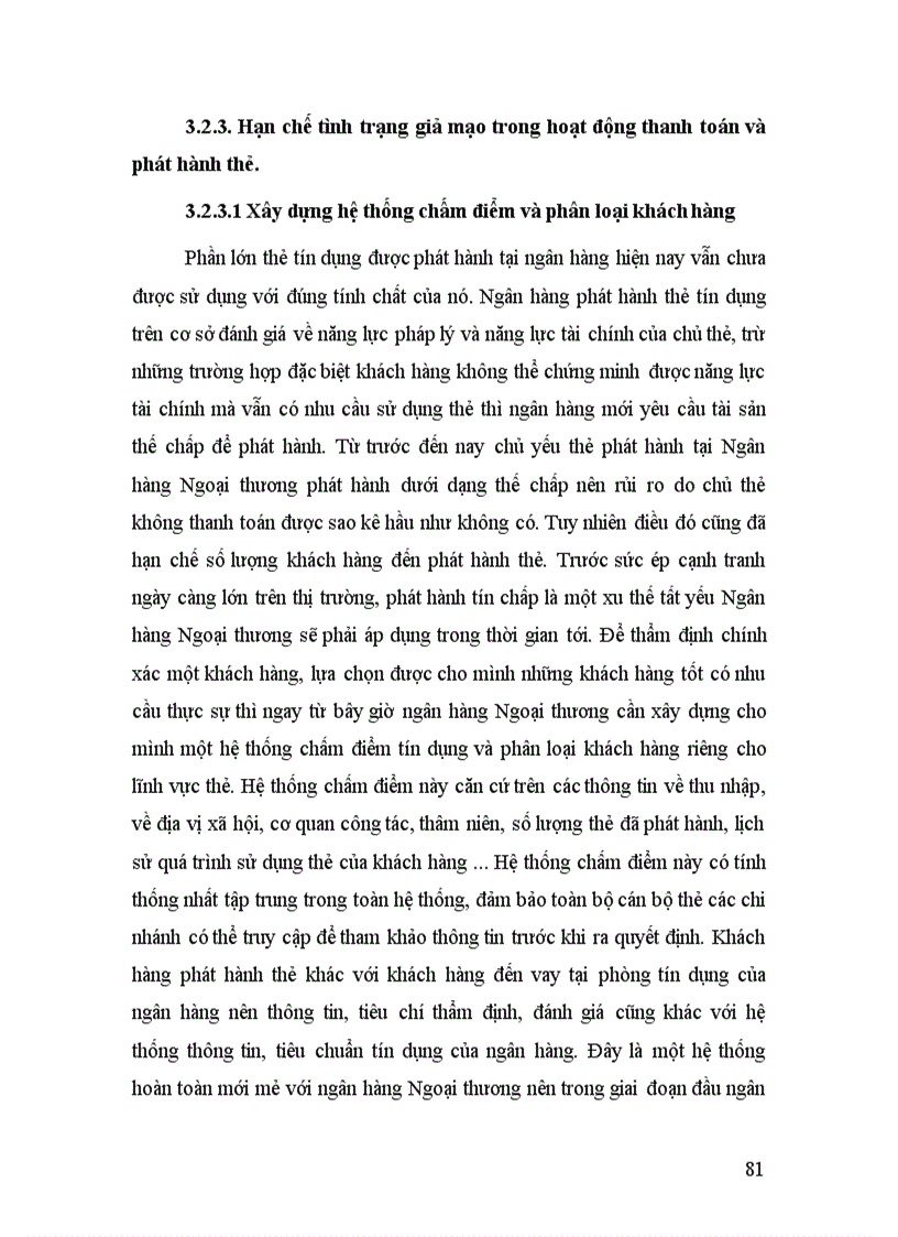 image for page Giải pháp hạn chế rủi ro trong hoạt động kinh doanh thẻ tại ngân hàng Ngoại thương Việt Nam