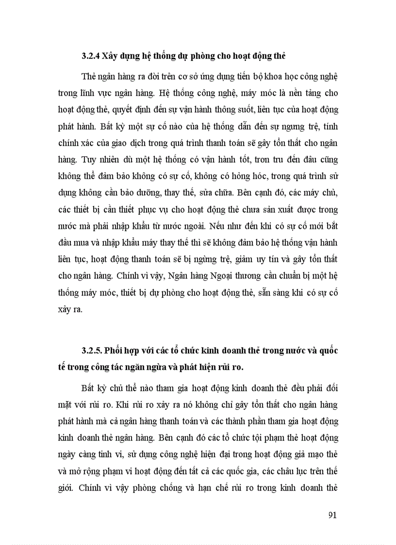 image for page Giải pháp hạn chế rủi ro trong hoạt động kinh doanh thẻ tại ngân hàng Ngoại thương Việt Nam