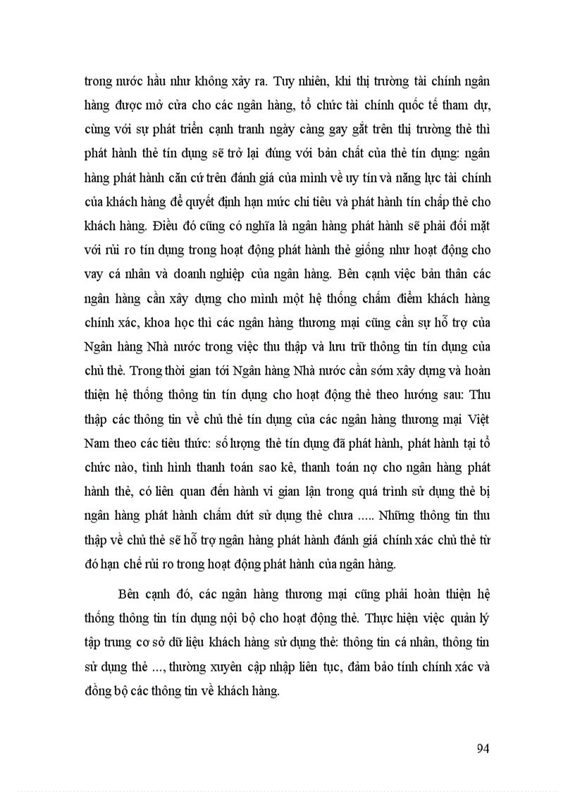 image for page Giải pháp hạn chế rủi ro trong hoạt động kinh doanh thẻ tại ngân hàng Ngoại thương Việt Nam