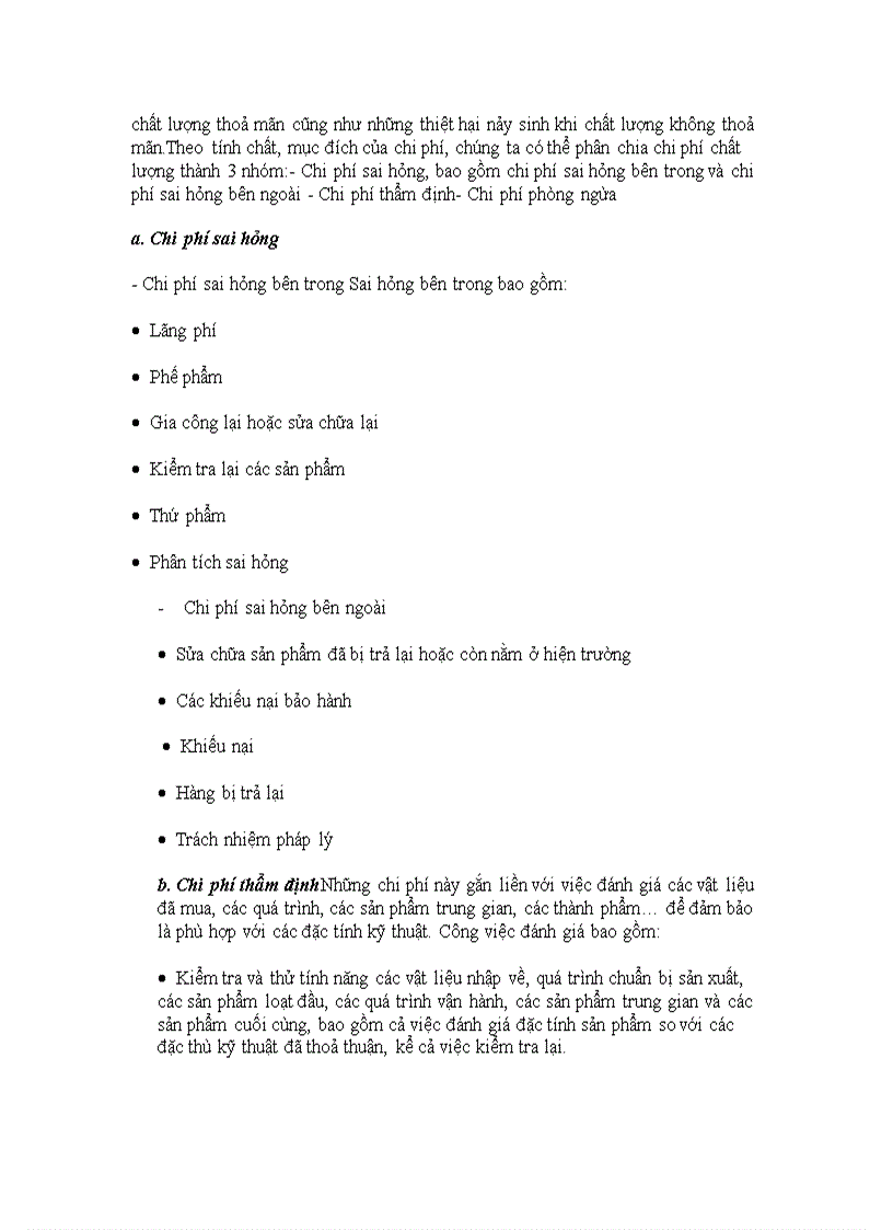 image for page Quan niệm về quản lý chất lượng