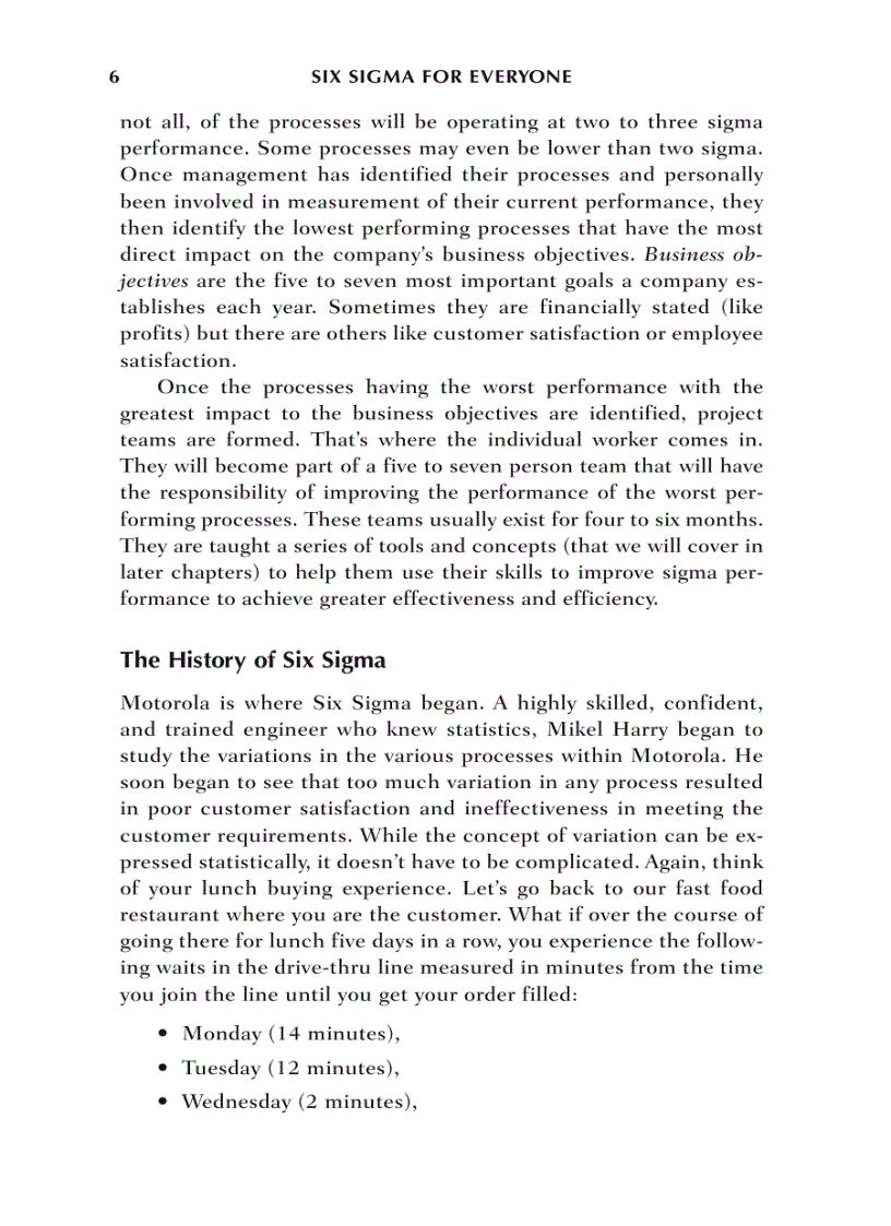 image for page Six Sigma for Everyone