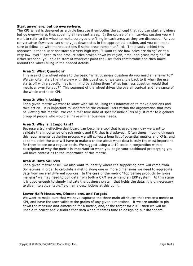 image for page Key Performance Indicators Metrics
