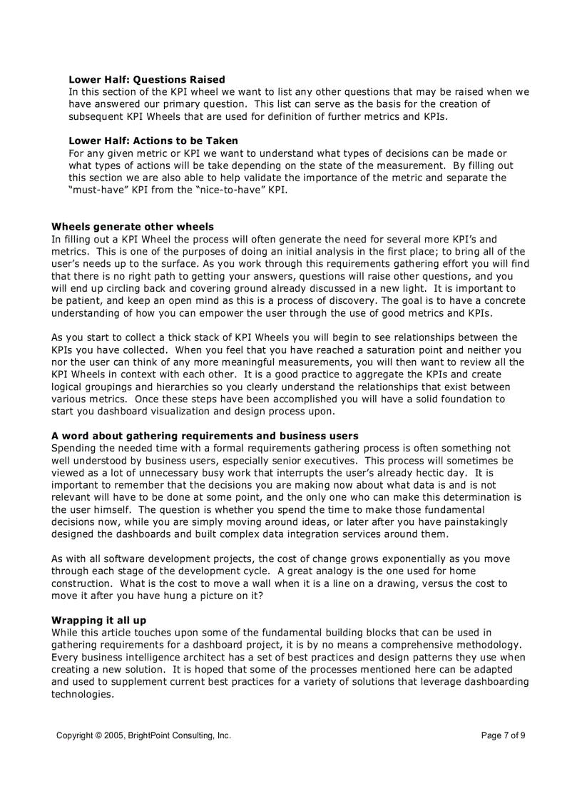 image for page Key Performance Indicators Metrics