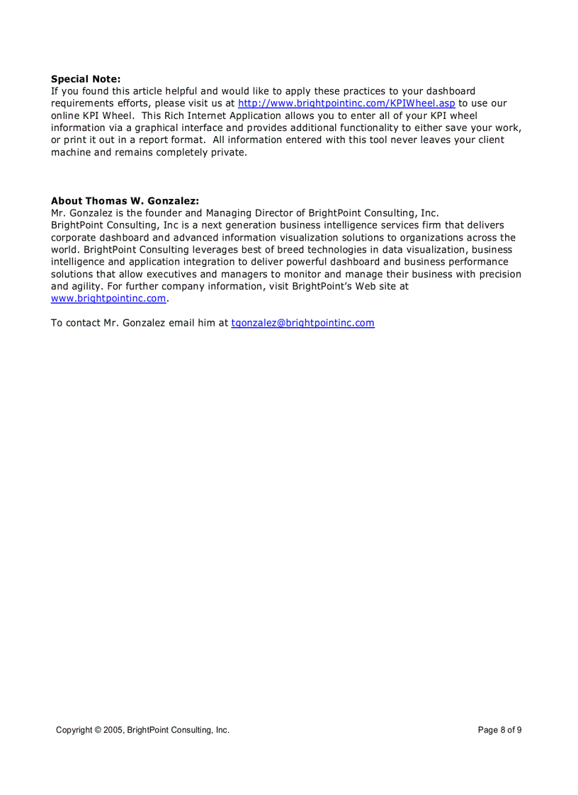 image for page Key Performance Indicators Metrics