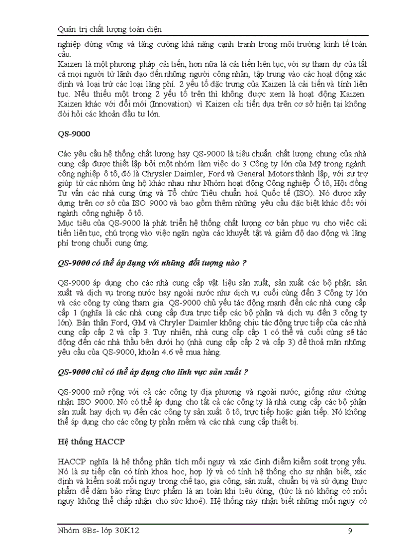 image for page Quản lý chất lượng toàn diện