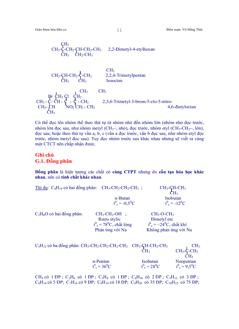 image for page Giáo khoa hóa hữu cơ thuộc chương trình trung học phổ thông i Hiđrocacbon hiđrocacbua