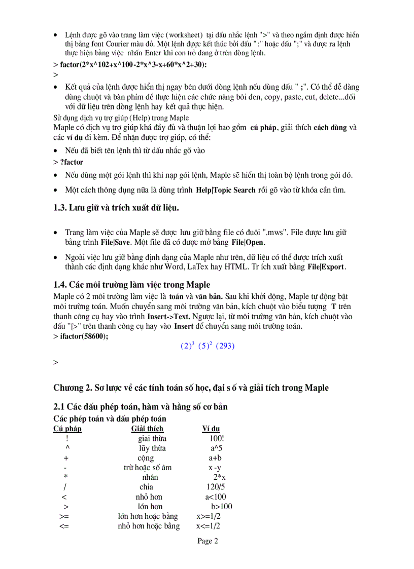 image for page Sử dụng Maple trong học tập nghiên cứu và giảng dạy toán