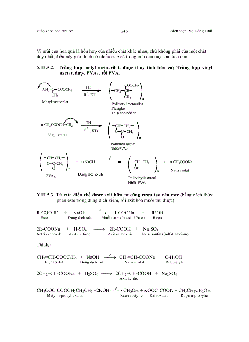 image for page Bài giảng về Este