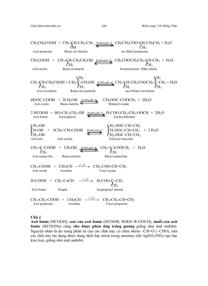 image for page Bài giảng về Este
