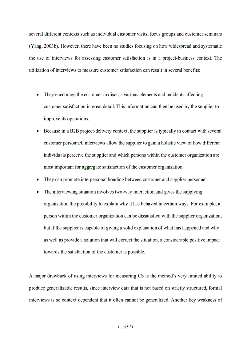image for page Measuring customer satisfaction in the context of a project based organization