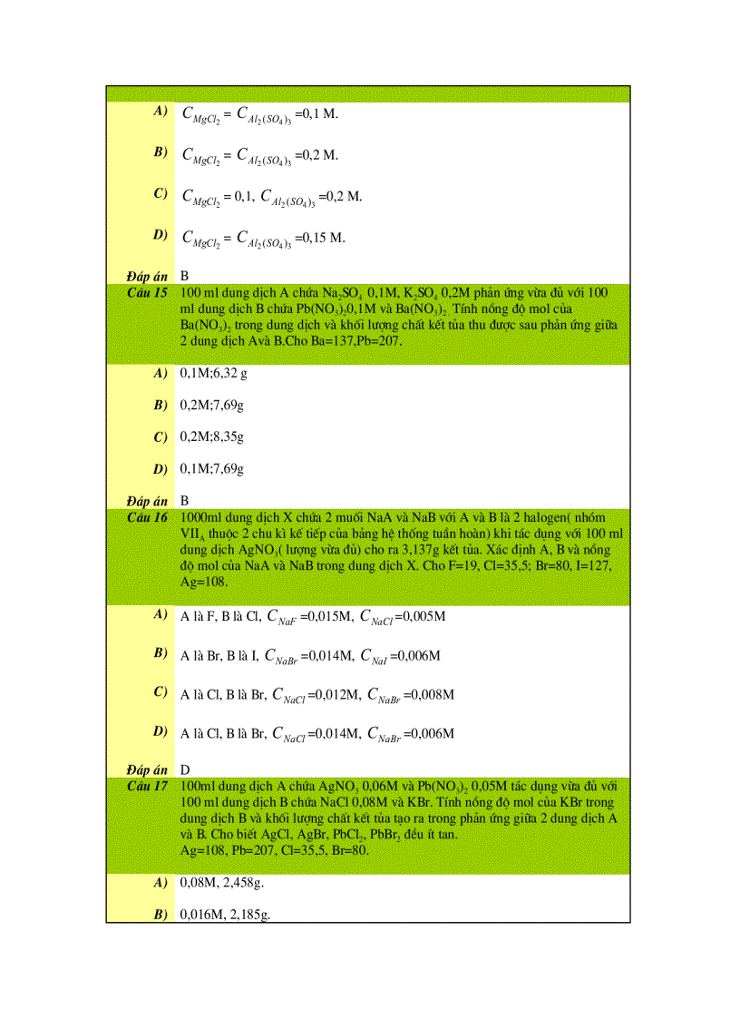 image for page Bài tập chủ đề axit và dung dịch