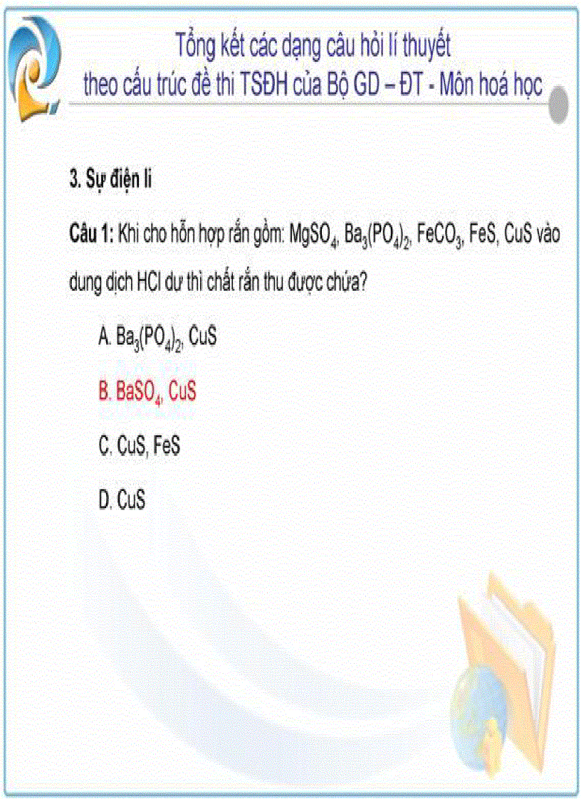 image for page Tổng hợp các câu hỏi trắc nghiệm ôn thi đại học