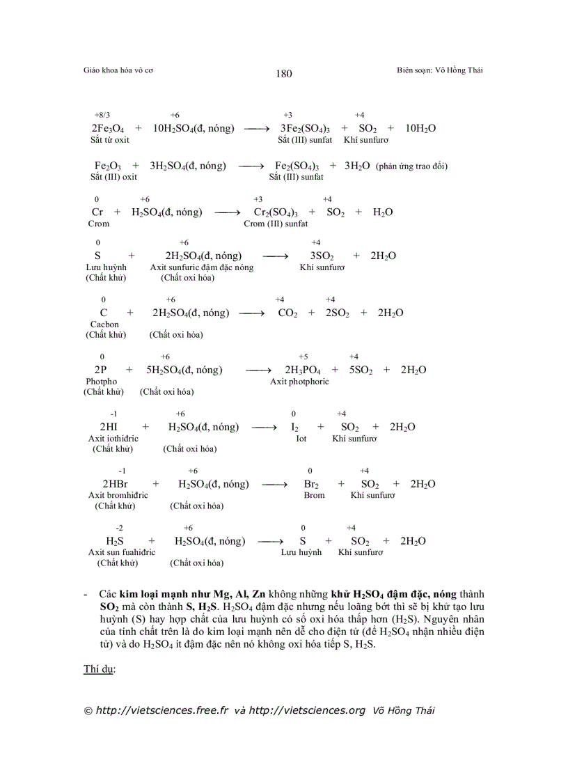 image for page Viết các phản ứng oxi hóa khử thường gặp các chất oxi hóa chất khử thường gặp