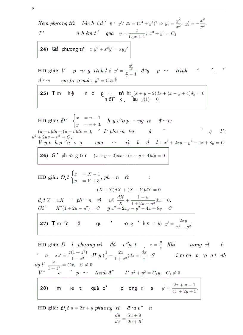 image for page Bài tập phương trình vi phân