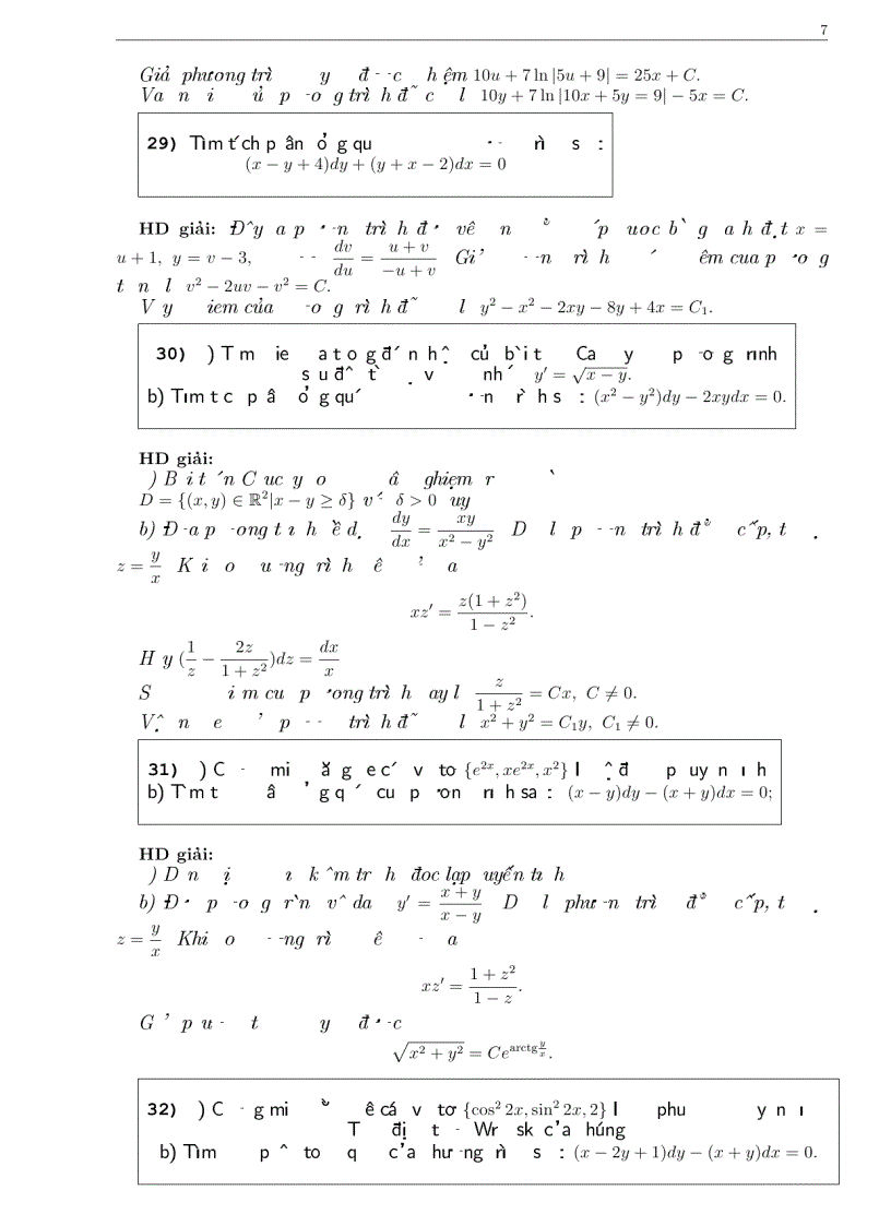 image for page Bài tập phương trình vi phân