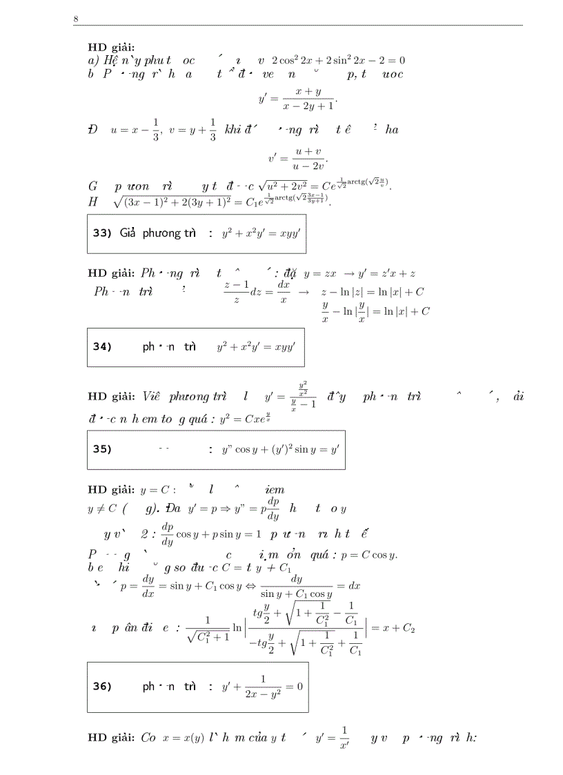 image for page Bài tập phương trình vi phân