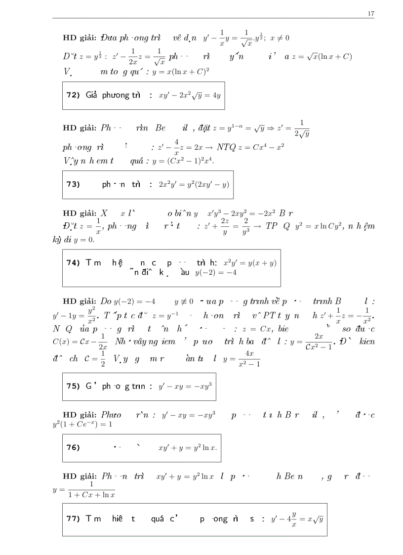 image for page Bài tập phương trình vi phân