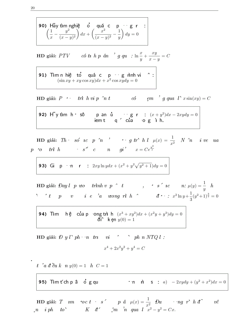 image for page Bài tập phương trình vi phân