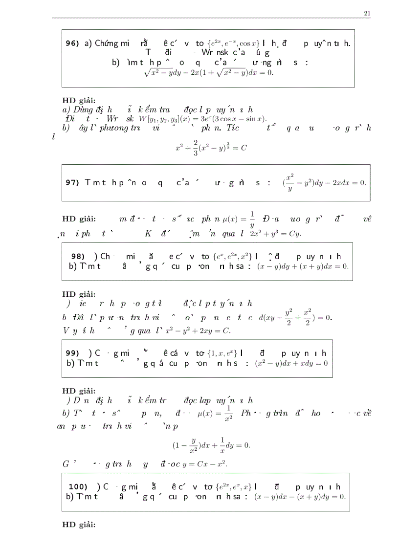 image for page Bài tập phương trình vi phân