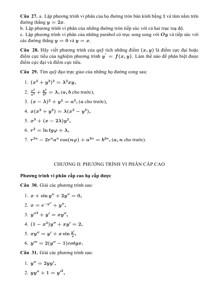 image for page Bài tập phương trình vi phân có phân loại
