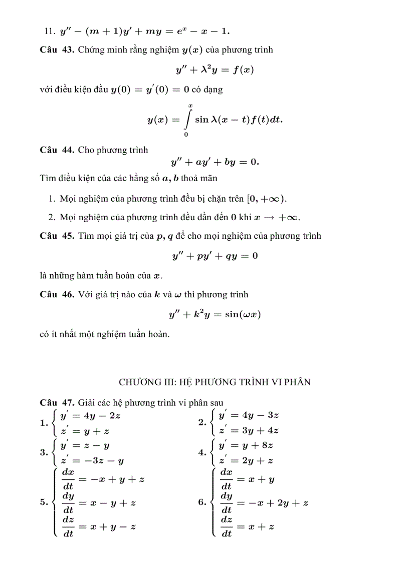 image for page Bài tập phương trình vi phân có phân loại