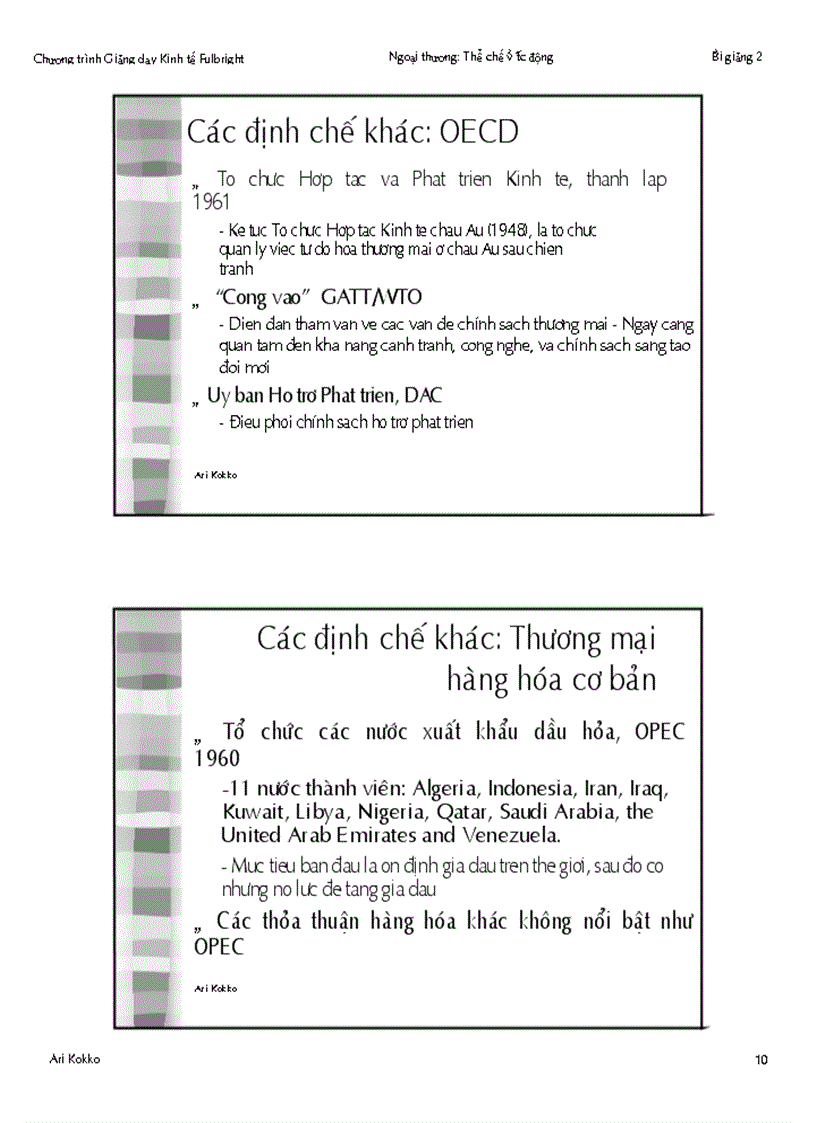 image for page Các định chế thương mại toàn cầu và khu vực