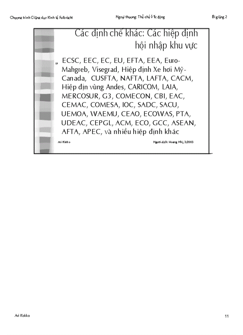 image for page Các định chế thương mại toàn cầu và khu vực