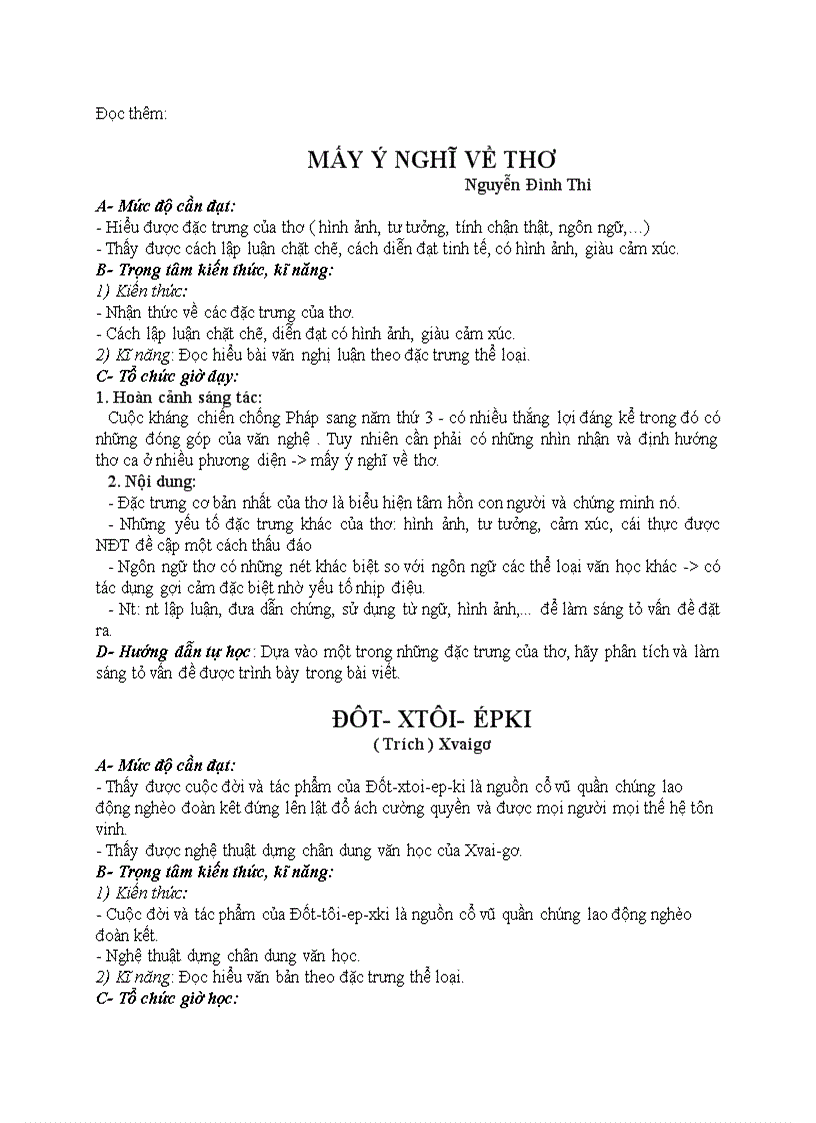 image for page Đọc thêm MẤY Ý NGHĨ VỀ THƠ