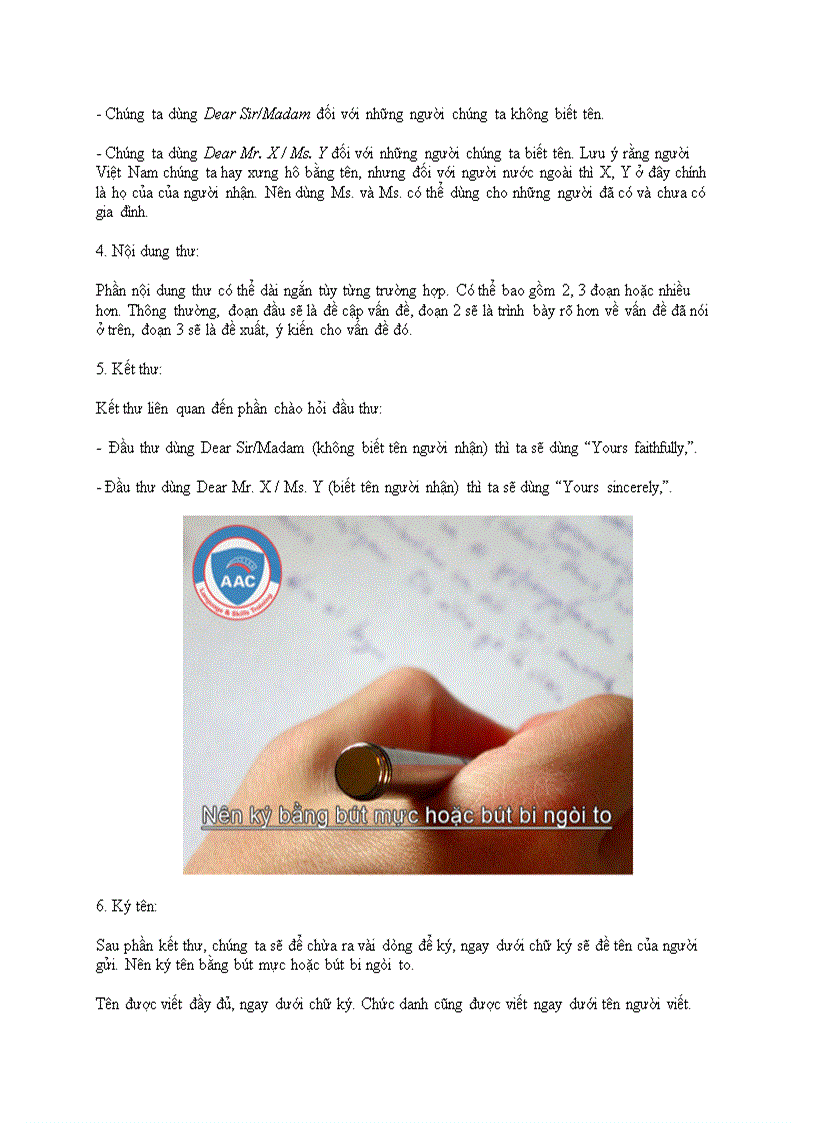 image for page Cách viết và trình bày hiệu quả thư giao dịch bằng tiếng Anh