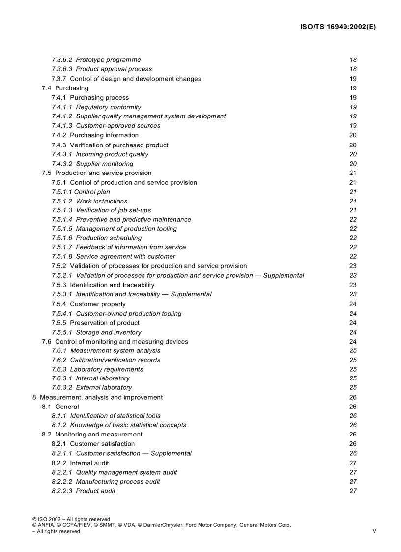 image for page ISO TS16949 2002 English version