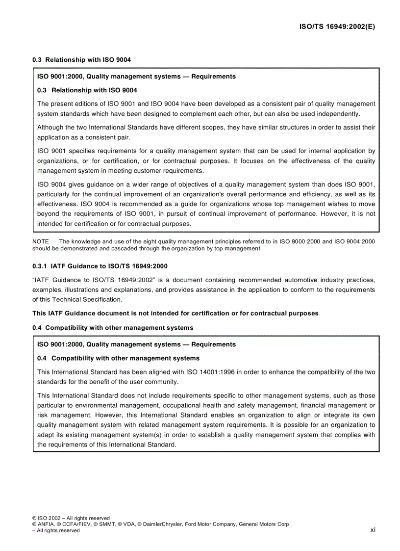 image for page ISO TS16949 2002 English version